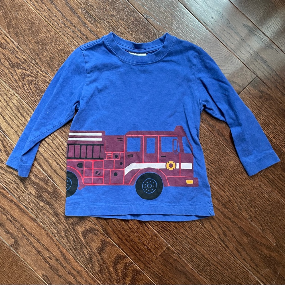 Hanna Andersson Fire Truck Shirt